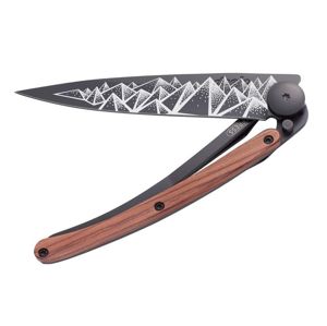 Kapesní nůž Deejo 1GB129 Tattoo trek, black, 37g, coralwood